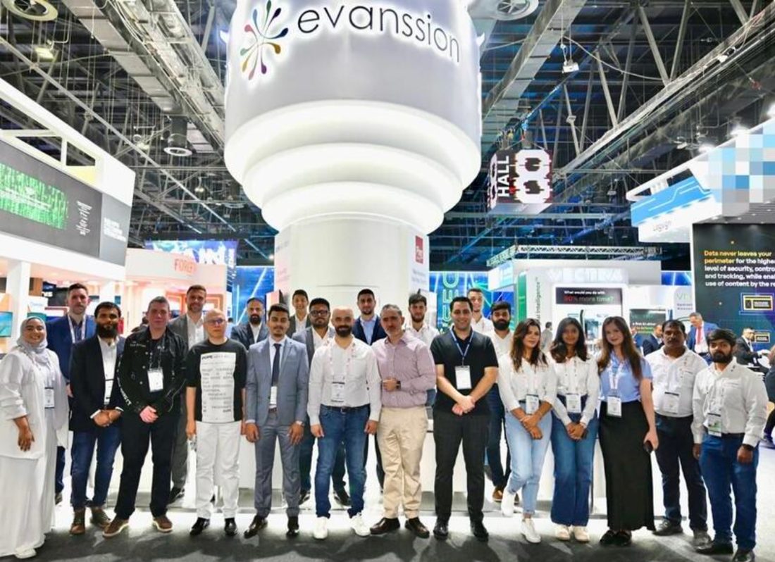 Syed with partners at GISEC, Dubai